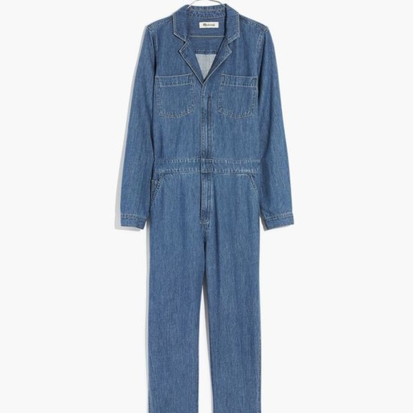Madewell Denim Coverall Jumpsuit (Zip-front) - Picture 4 of 4